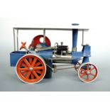 A Wilesco Dampftraktor live steam traction-engine, in original carton