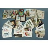 A large quantity of Great War and early 20th Century greetings cards and postcards