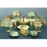 Carlton Ware leaf and blossom pattern table ware