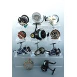 Various sea fishing reels and others, including Garcia Mitchell 606 Multiplier, Penn Multiplier etc
