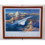 [ Concorde / Autograph ] An art print by Timothy O'Brien "Concorde - Simply the Best" signed by