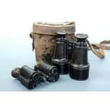 A set of late 19th / early 20th Century Goertz Trieber Binocle "Pagor" field glasses together with a