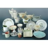 A collection of Suzie Cooper ceramics, including a Wedgwood breakfast / coffee set for one
