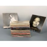 A quantity of LP records including Alice Cooper, Soft Cell, Diana Ross etc