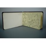 A 1950s Dumfriesshire school girl's bon mot album, containing signatures and verses