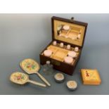 1940s and later make-up and dressing accoutrements, including a Maylor of London vanity case,