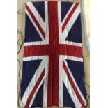 A vintage printed cotton union flag, 110 cm x 210 cm, first half 20th Century