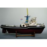 A scale model tug boat "Banckert", 64 cm long