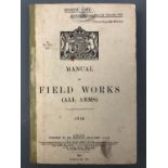 A British military official publication "Manual of Field Works (All Arms)", 1925