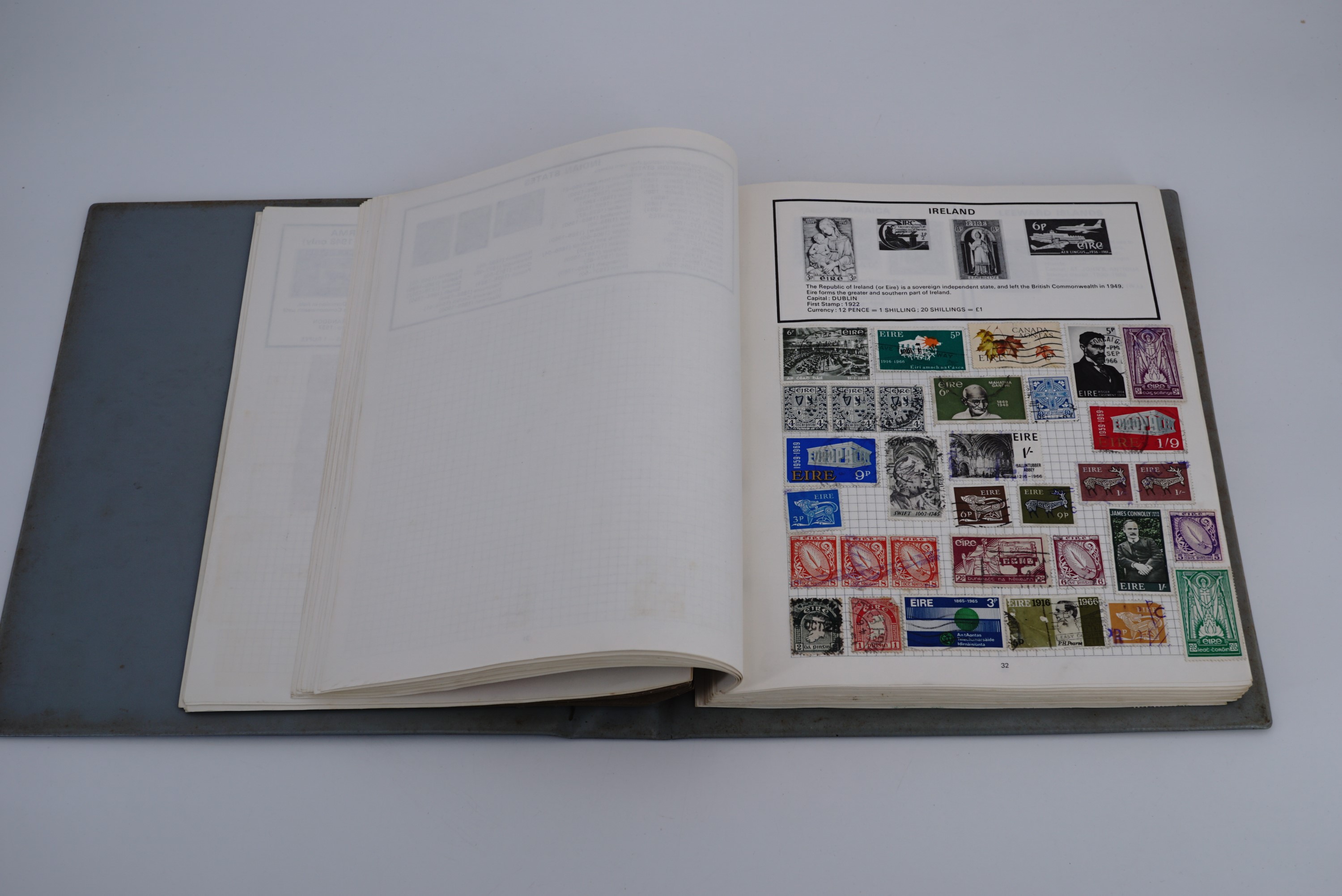 A World One and one other stamp album and stamps - Image 3 of 13
