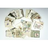 A large quantity of Great War and early 20th Century greetings cards and postcards