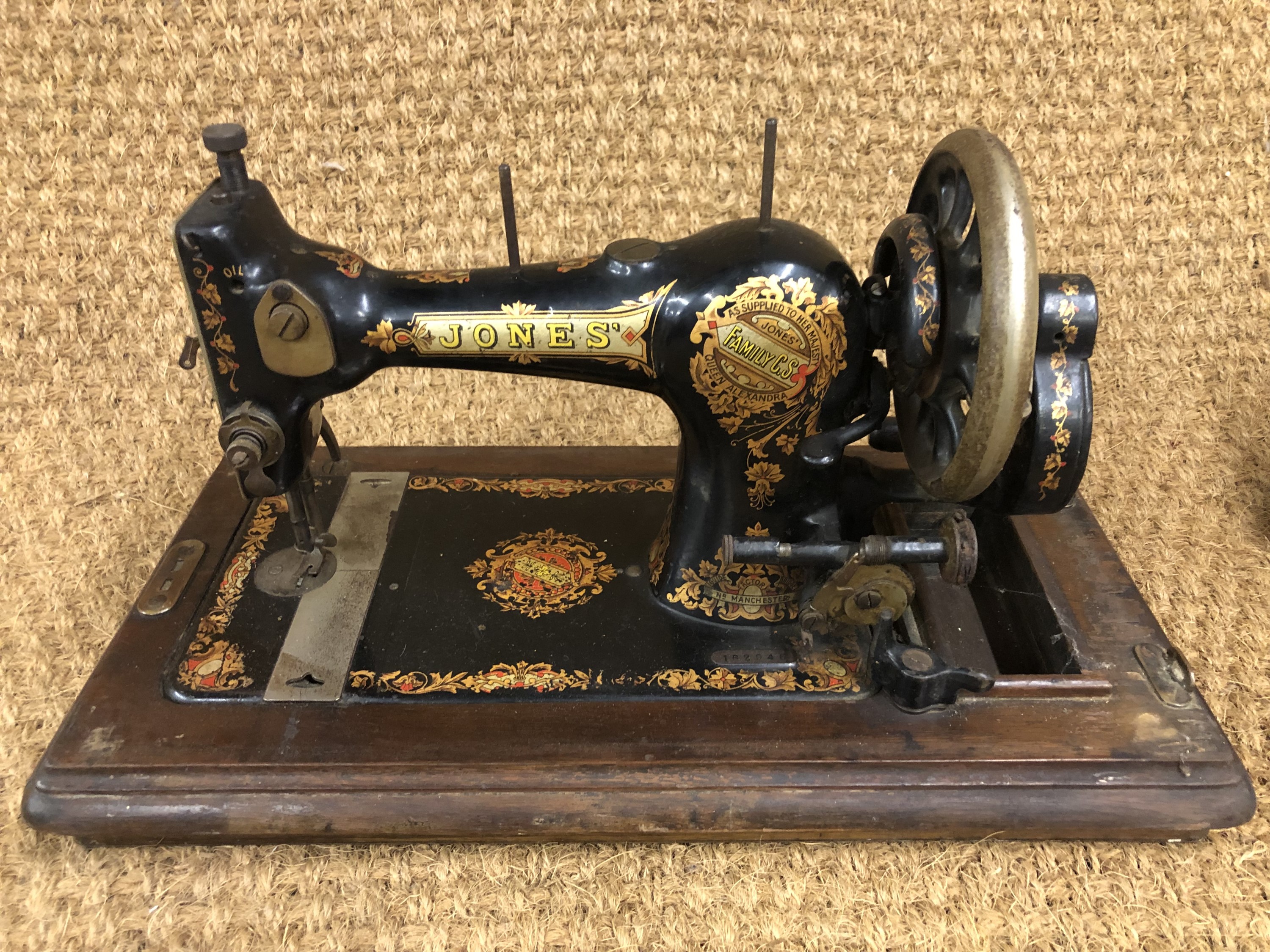 A Jones' Family CS sewing machine, 162946