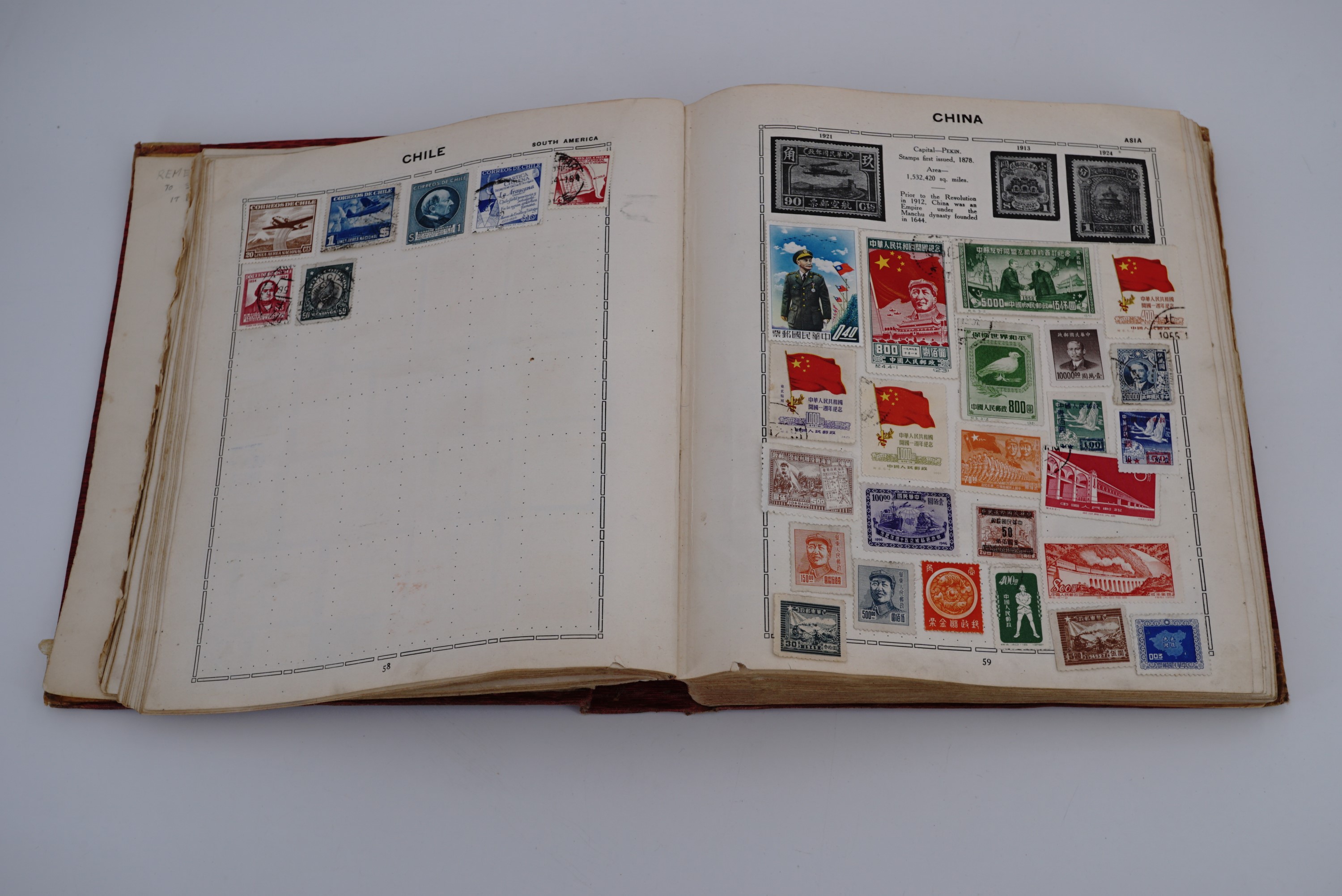 A World One and one other stamp album and stamps - Image 8 of 13