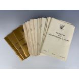 A number of issues of the Bulletin of the Military Historical Society