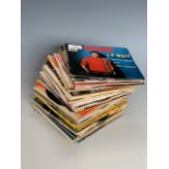 A quantity of 45 rpm vinyl records, circa 1960s