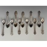 A collection of eleven Bucherer Rolex collectors' spoons