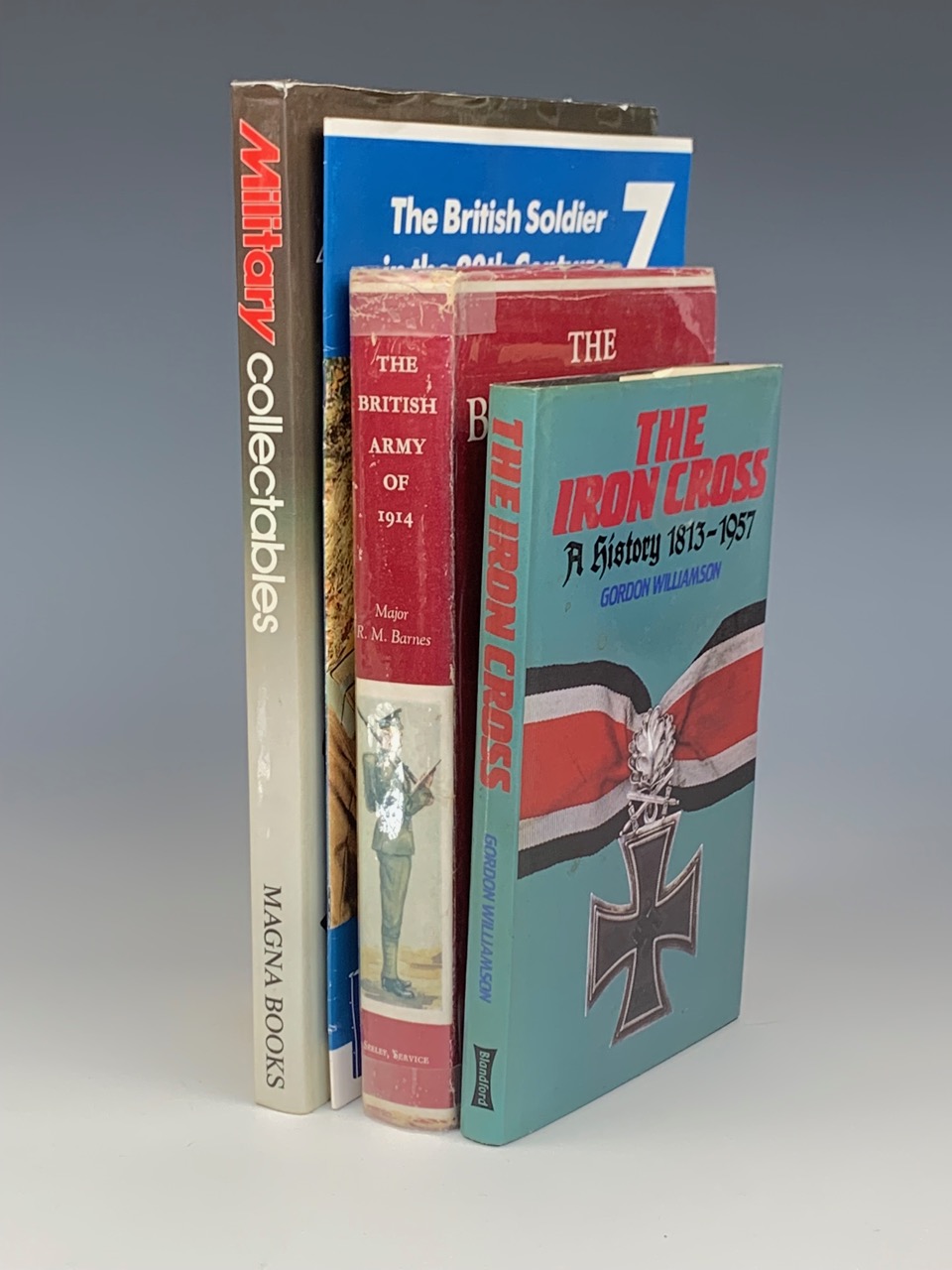 A group of militaria and medal collectors' reference books including Williamson's "The Iron Cross, a