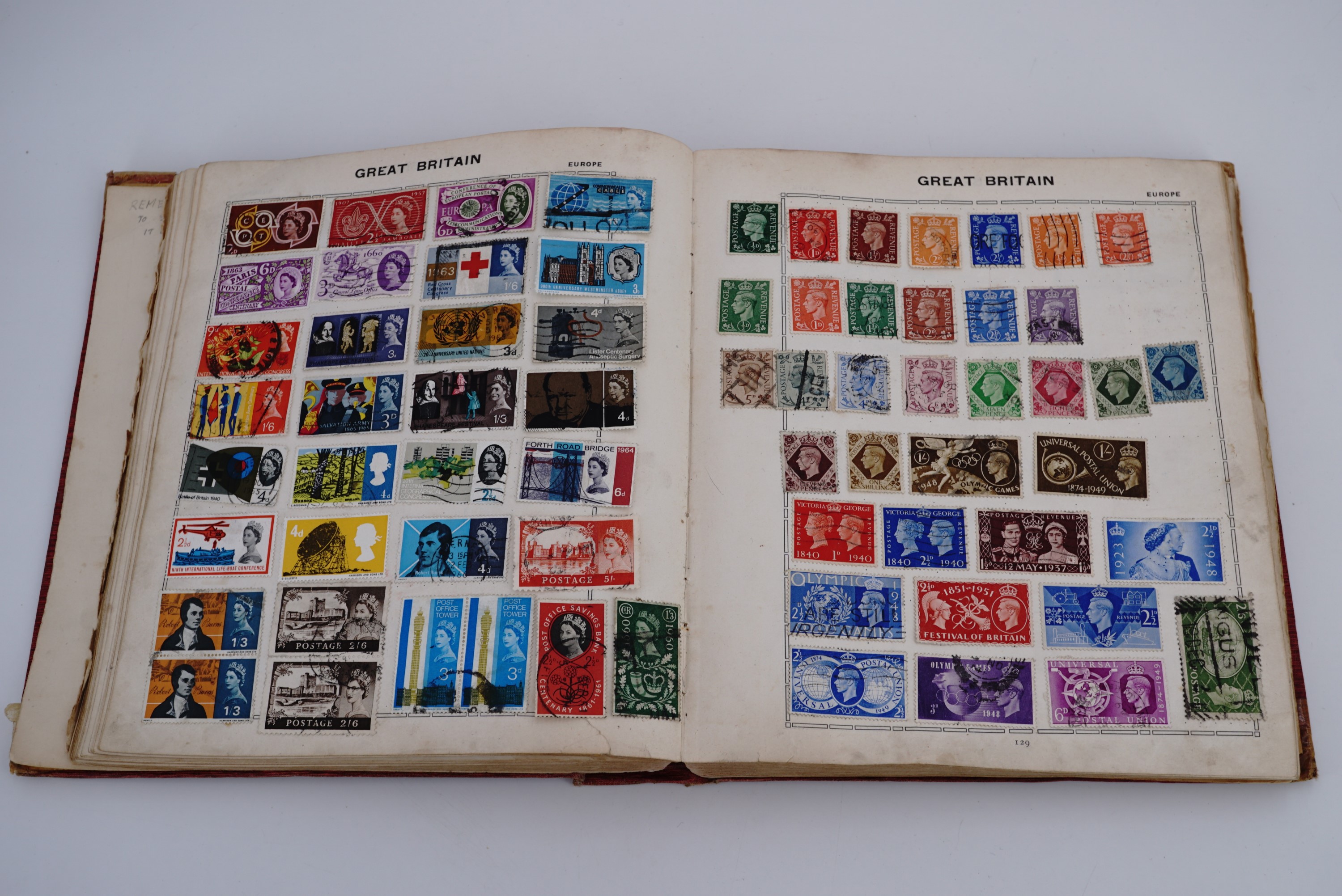 A World One and one other stamp album and stamps - Image 10 of 13