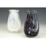Two Caithness studio glass vases