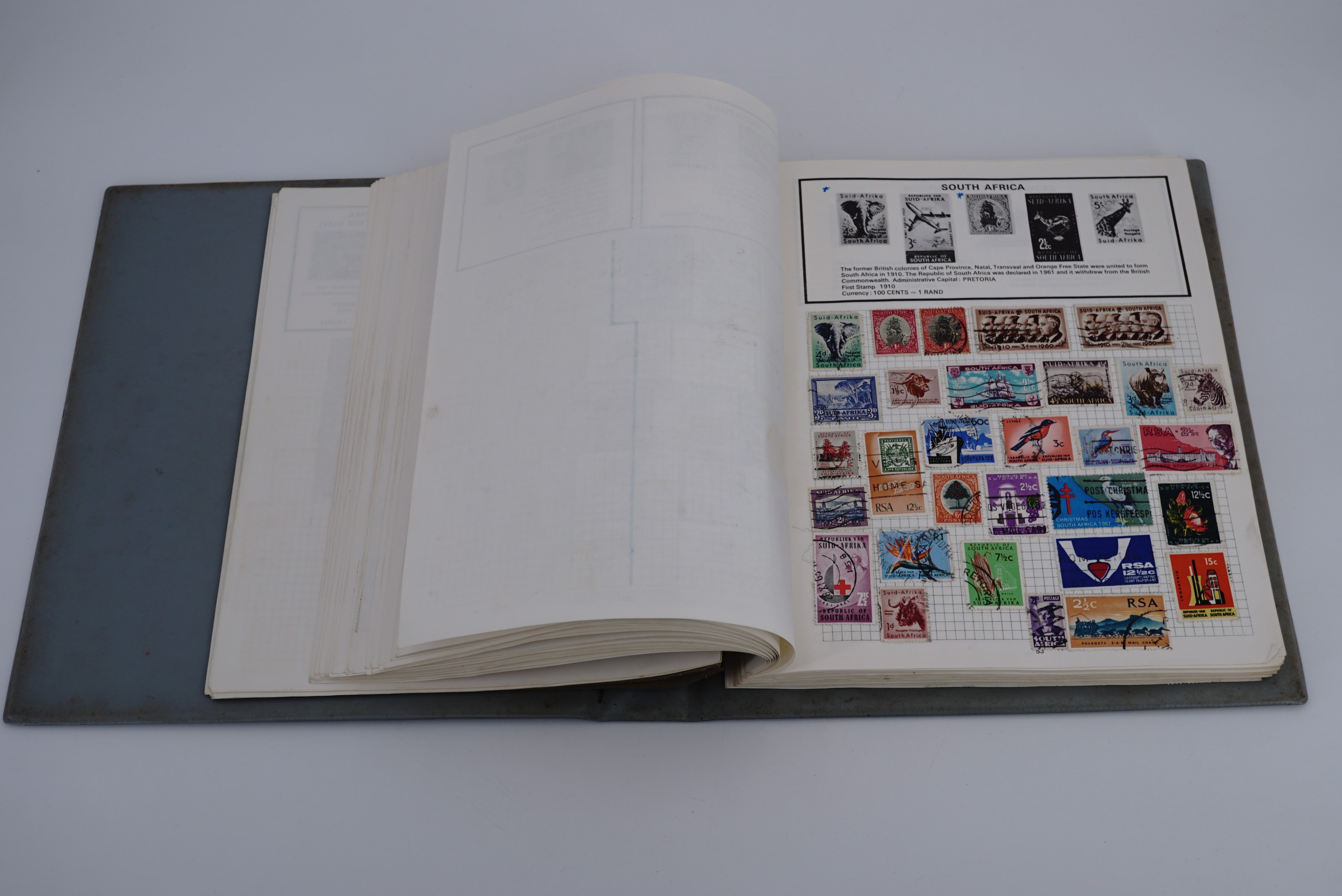 A World One and one other stamp album and stamps - Image 4 of 13