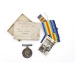 A British War Medal to 24881 Pte C Chapman, Royal Lancaster Regiment