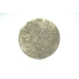 An antique stone shot / canon ball, 82 cm
