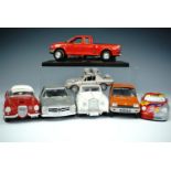 A collection of Solido and other die-cast European toy cars together with a Bentleys of London