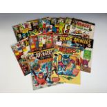 A quantity of 1970s Marvel Avenger comics