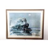 After Terence Cuneo (1907-1996) "The Flying Scotsman", signed limited edition offset lithographic