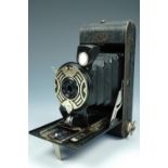 A 1930s Ensign "Pocket Twenty" No. 5263 folding camera