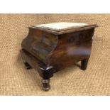 A Victorian mahogany commode stool