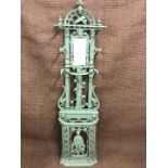 A Victorian cast iron hall stand