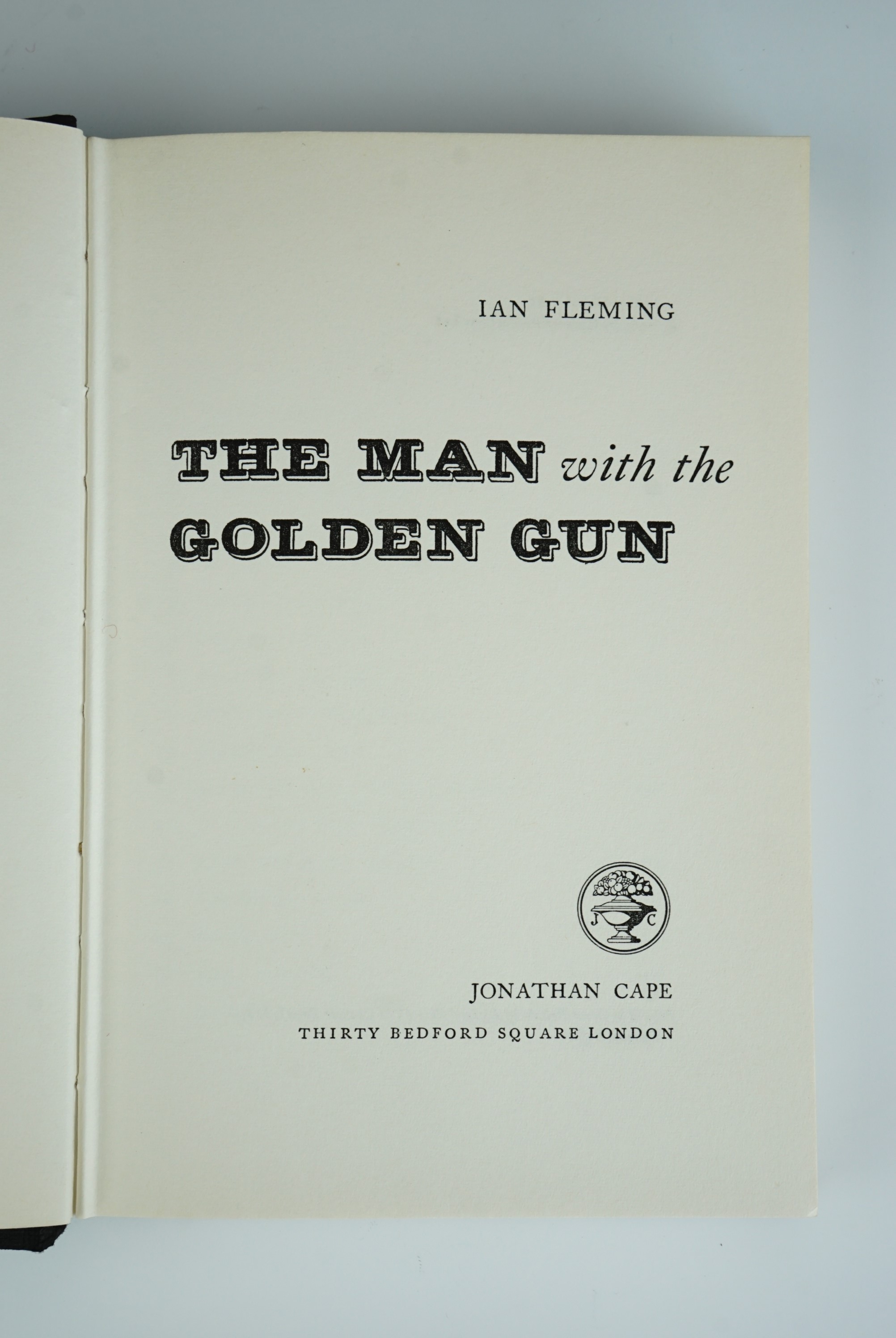 Ian Fleming, "The Man With the Golden Gun", Cape, 1965, first edition, un-clipped dust jacket - Image 2 of 3