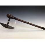 A 19th Century Zulu axe, 60 cm
