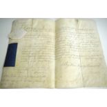 A 1797 commission document appointing Arthur Forbes Esquire Major Commandant of the Volunteer