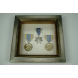 Frank Longhurst's NASA Exceptional Public Service Medals (EPSM), awarded in 1984 as recognition of