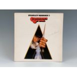 [ Autographs ] A vinyl LP record of the soundtrack to Stanley Kubrick's "Clockwork Orange" bearing