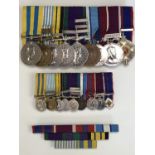 An extensive QEII campaign and long service medal group, that of 22353588 Pte / WO Cl 1 T McWilliams