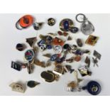 A large quantity of European Space Agency, NASA and related lapel badges etc