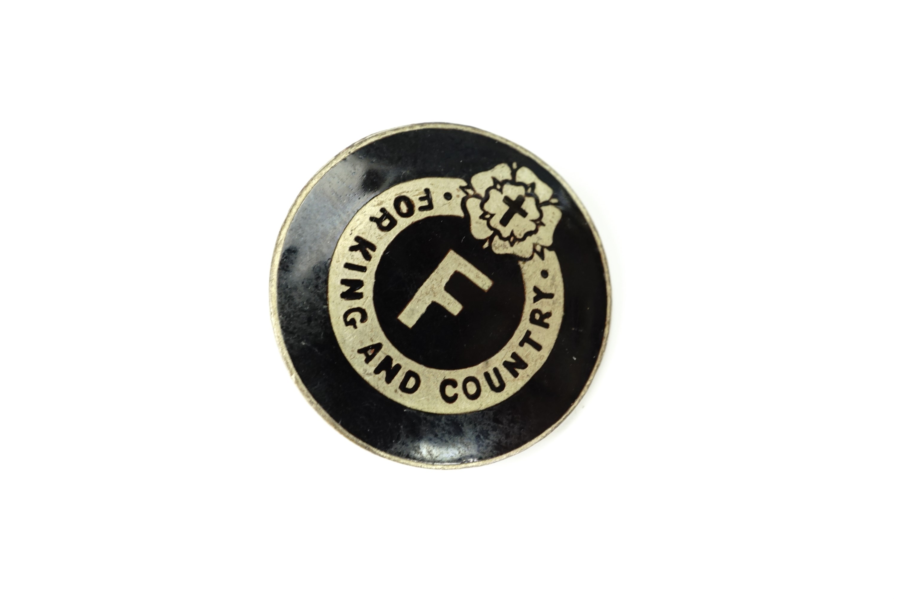 A British Fascists members lapel badge, numbered verso, 25 mm. [The 'British Fascists' were