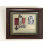 [Victoria Cross / Autograph] An autograph signature of James Owens, VC, 49th Regiment of Foot, cut