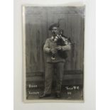 [Victoria Cross / Medal / Autograph] A signed portrait photographic postcard of Piper Daniel