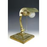 An early 20th Century brass desk lamp by Amronlite of America