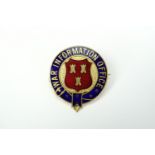 A Great War "War Information Office" enamelled badge