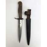 An Imperial German trench knife