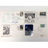 Apollo 8, Apollo 11 and Skylab-1 stamp covers