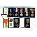 A Great War naval gallantry medal group comprising Distinguished Service Cross, 1914-15 Star,