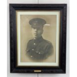[Victoria Cross / Medal] A period sepia printed photographic portrait of Sergeant Robert Bye, VC,