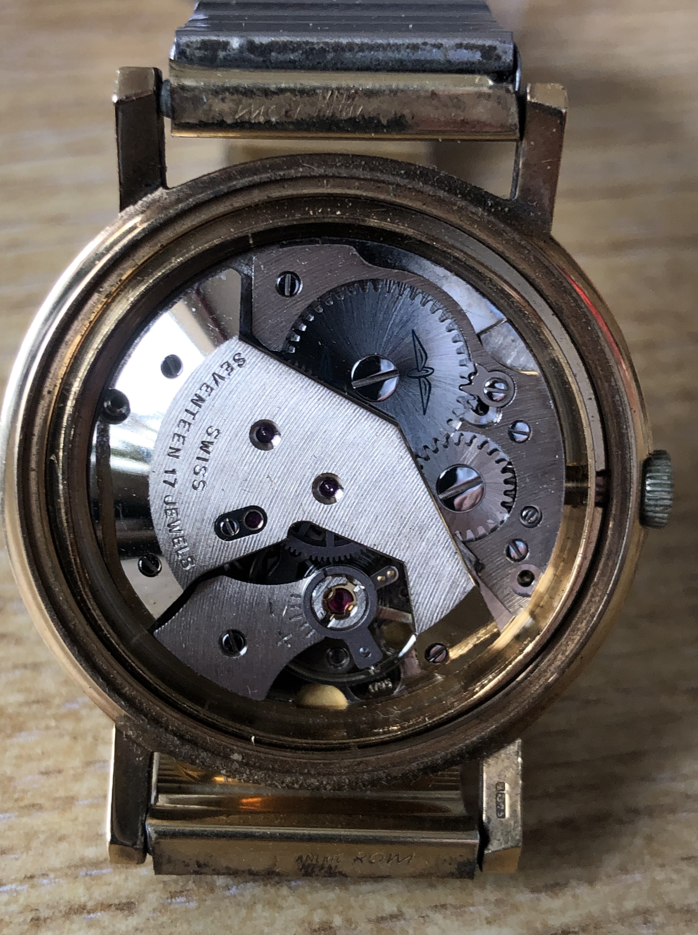 A 1960s Rotary 9 ct gold wristwatch, having a Swiss 17 jewel incabloc manual-wind movement and - Image 3 of 3