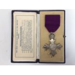 A 1917 Order of the British Empire, cased